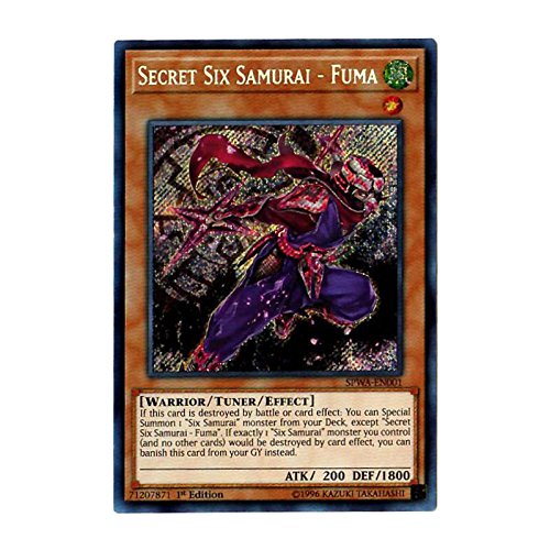 Secret Six Samurai - Fuma - SPWA-EN001 - Secret Rare - 1st Edition