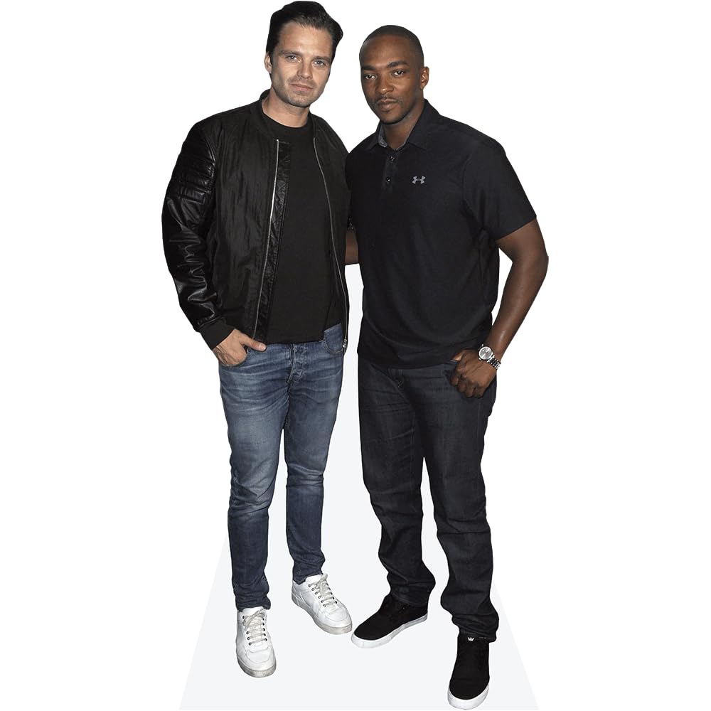 Sebastian Stan And Anthony Mackie (Duo) Mini Celebrity Cutout