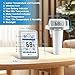 Wireless Pool Thermometer Floating Easy Read, IPX8 Waterproof Digital Water Temperature Thermometer Bath Thermometer for Swimming Pool, Ponds, Hot Tub, Spa, Aquariums