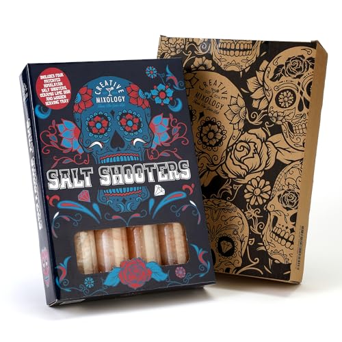 The Spice Lab Tequila Shot Glasses - Pink Himalayan Salt Tequila Shot Glasses - 4 Pack w/Tray - Just Pour, Shoot and Bite a Lime - Natural – Perfect for your Bar - Thumbnail 2
