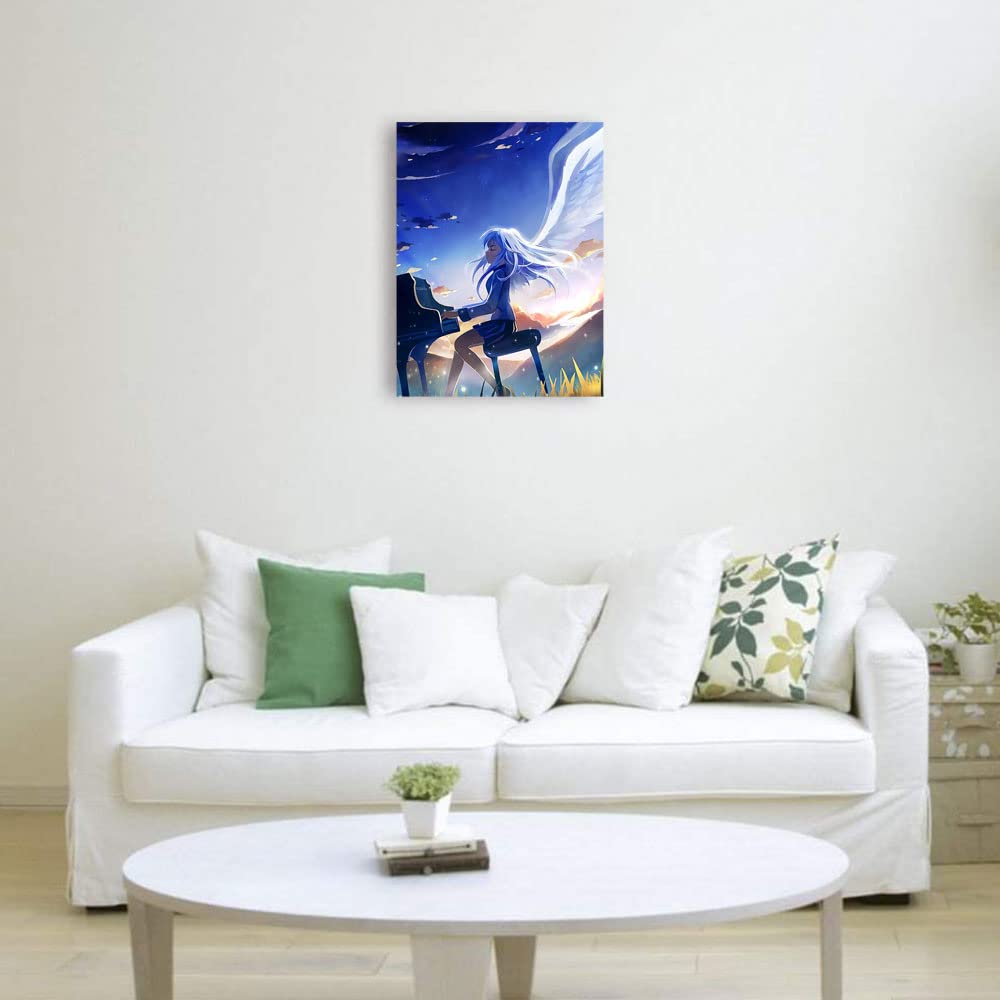 Wall art canvas canvas wall pictures Angel Beats Poster Anime