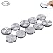 TAEUTO 10 x Catadioptrico Redondo Blanco Adhesivo Remolque, Catadioptrico Redondo Remolque Adhesivo,...