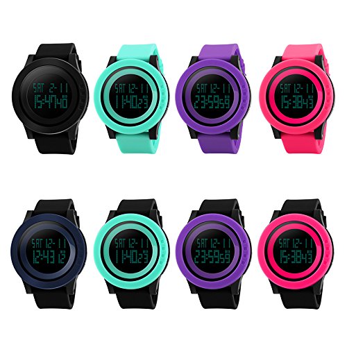 iWatch 8pcs Set da uomo orologio da polso impermeabile...