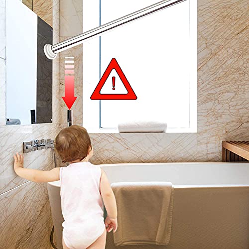 Asoleo Shower Curtain Rod Holder For Wall,Two Modes Of Non-Destructive Installation And Perforated Installation Of Bathroom Super Glue Shower Rod Support Base (Black)… #TOP3