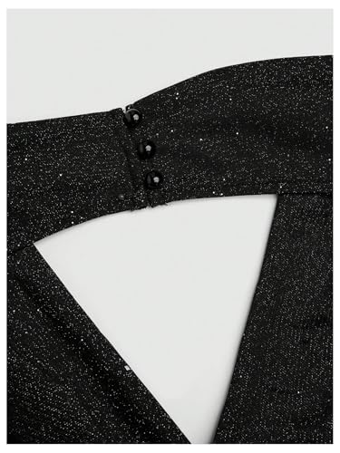 SOLY HUX Women's Plus Size Sleeveless Halter Top Sparkly Sexy Party Crop Tank Tops Clubwear Rave Festival Outfits3