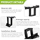 Solarpanel Wasserablauf Clips,40 Stück Solar Panel Wasser Drainage Clips 30mm,Solarpanel Schlammentfernungsclip,Wasserablauf Wasserableitung Clip,Entwässerung Clips für Photovoltaik Panel Wasserablauf