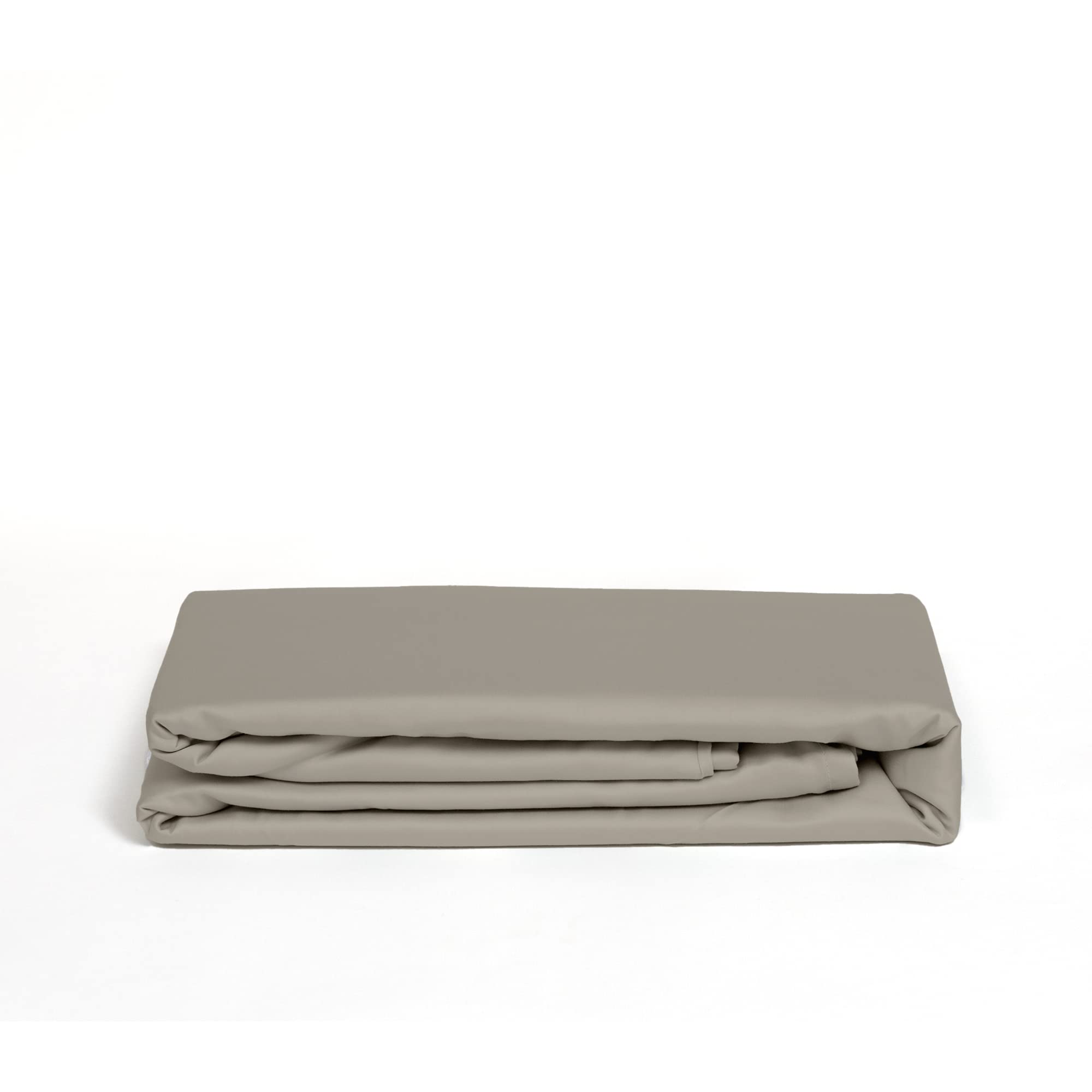 Luxurious Double Size Bed Sheet - 300 Thread Count Solid Flat Sheet 210x280 cm - 100% Long Staple Cotton Sateen - Silky-Soft and Durable