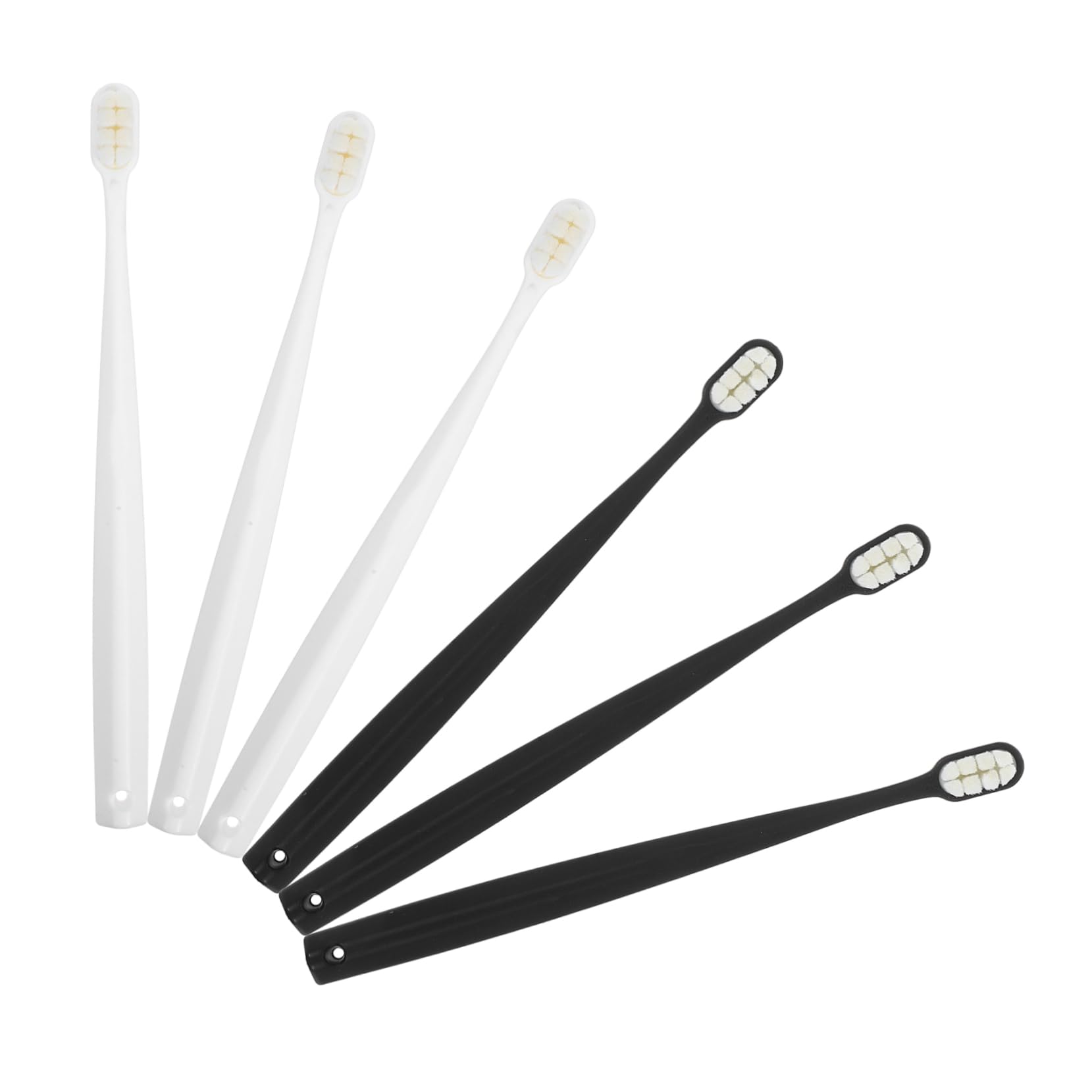 FRCOLOR Cepillos De Dientes Para Mujeres Embarazadas Y Accesorios De Limpieza Diseño Ergonómico Y Cerdas Segmentadas Para Uso Diario Y Para Encías Sensibles Y 6 Piezas X 5