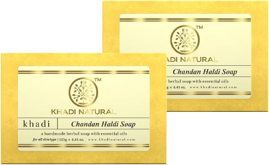 Chandan Haldi Handmade Soap, 125g (Pack of 2)