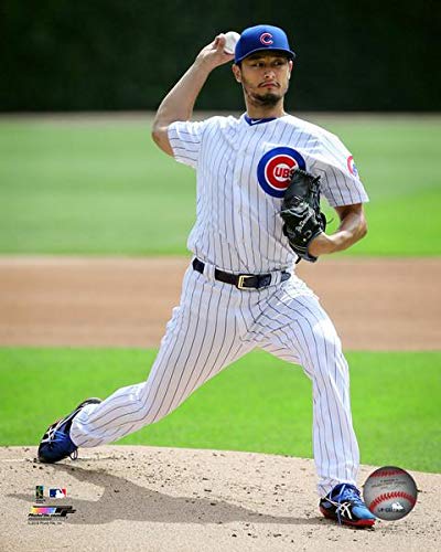 Yu Darvish Chicago Cubs Action Photo (Size: 8" x 10")