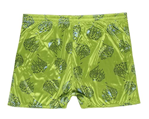 INTIMO Men's Foil Print Flames Boxer Shorts Underwear2