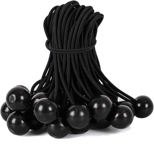 XSTRAP STANDARD 28 cuerdas elásticas de bolas con cuerda elástica para toldo, lona, correas, tienda de campaña y alambres, adornos de Navidad para
