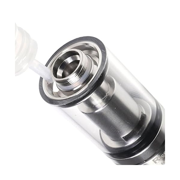 Eleaf Melo 3 Clearomizer 4 ml, Durchmesser 22 mm, Riccardo Verdampfer für e-Zigarette, schwarz – Bild 5