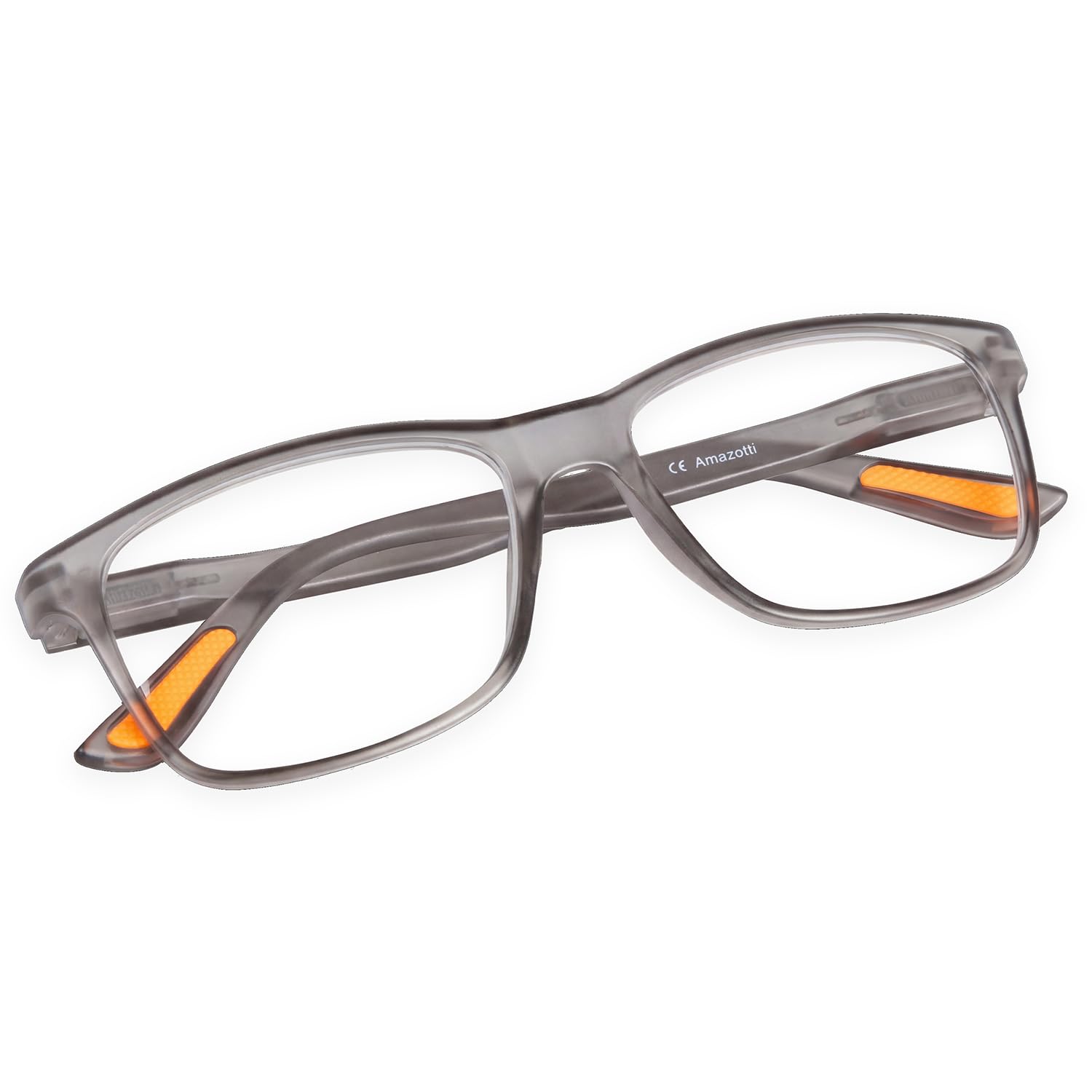 Brille mit Sehstärke - Lesebrille Damen und Herren, Lesebrillen mit Anti-Rutsch-Pads, Inkl. Etui und Optiktuch, Leichtes flexibles Design