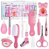 🔔 【SEGURO 100%】-- El material es inofensivo, hecho de acero inoxidable duradero de alta calidad y plástico libre de BPA, adecuado para pieles sensibles del bebé. Cada artículo no tiene bordes ásperos y no dañará la tierna piel del bebé. Cortaúñas y lima de uñas diseñados con bordes curvos para un recorte más seguro y no dañarán los dedos de su bebé.