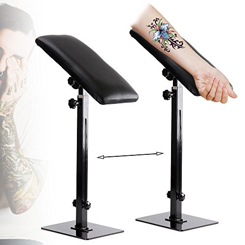 OBLLER Accoudoir Repose-Jambes réglable Tatouage Appuie-bras (68-100cm) Stand Cover