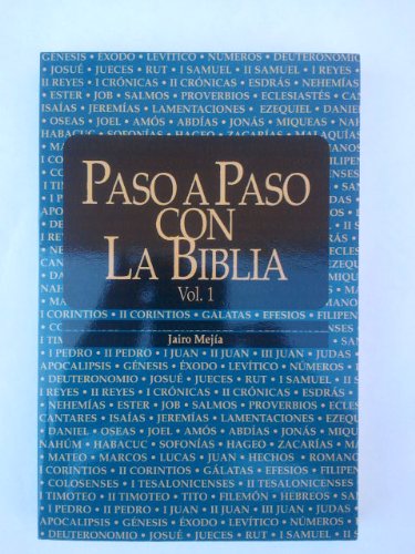 Paso a Paso Con La Biblia Vol. 1 8476457561 Book Cover