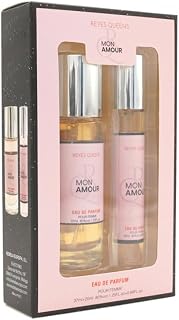 Estuche Mon Amour 37 ml + 20 ml para mujer REYES QUEENS, Familia Olfativa: Chipre, Tamaño: 37 ml, Concentración: Agua de perfume, Género: Femenino