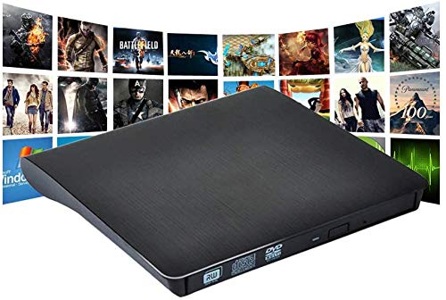 Portable External Dvd Cd Drive,Focondot Cd Dvd +/-Rw Drive With Usb 3.0 Slim Cd Dvd Rom Recorder Writer Burner,High Speed Data Transfer For Desktop/Laptop Mac/Linux Os And Windows Os (Black) #TOP5