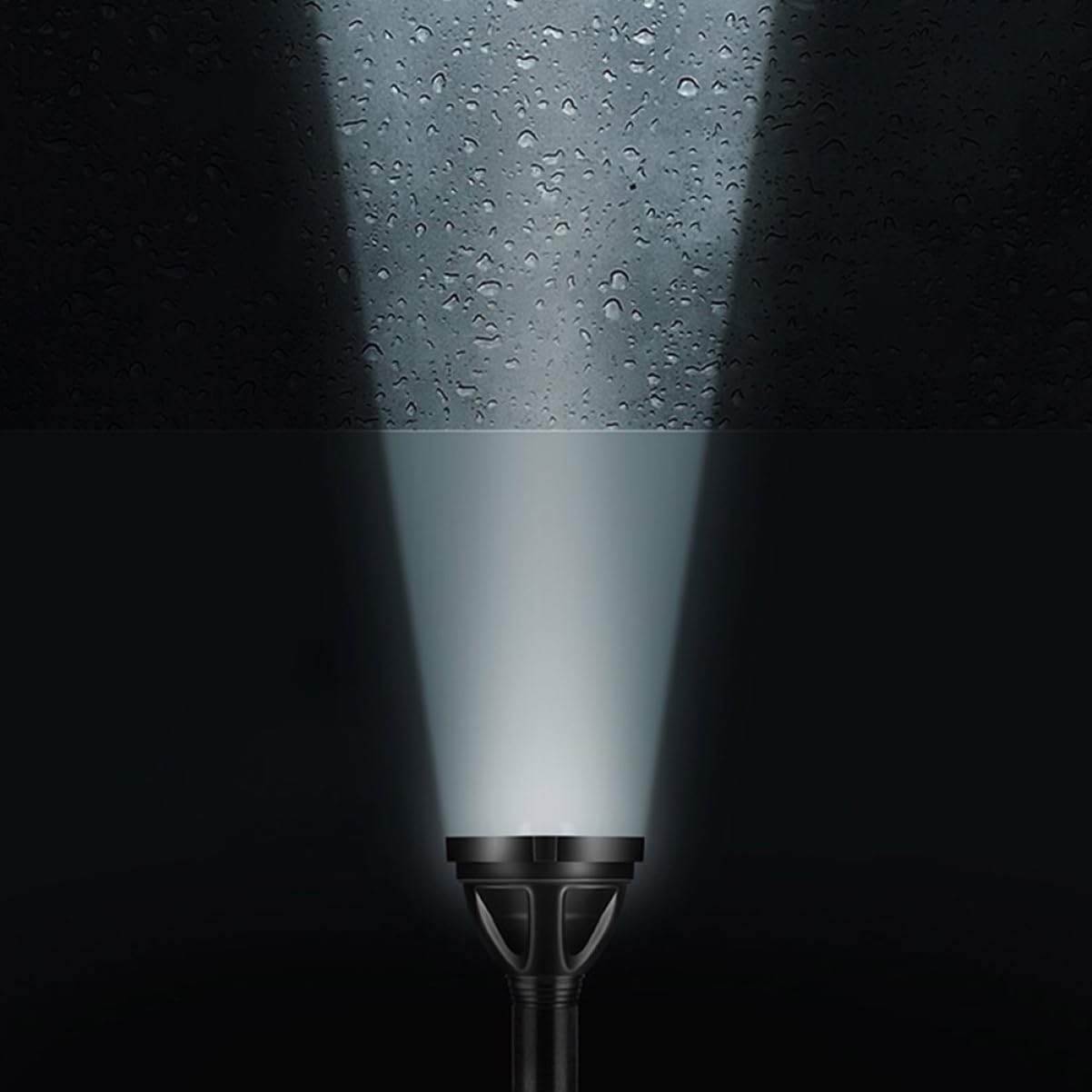 Hemobllo Torcia da Campeggio LED Ultra Luminosa Portatile 5000mah Nero | Lega di Alluminio, Modalità Lampeggio e Luce Debole, per Pesca e Caccia