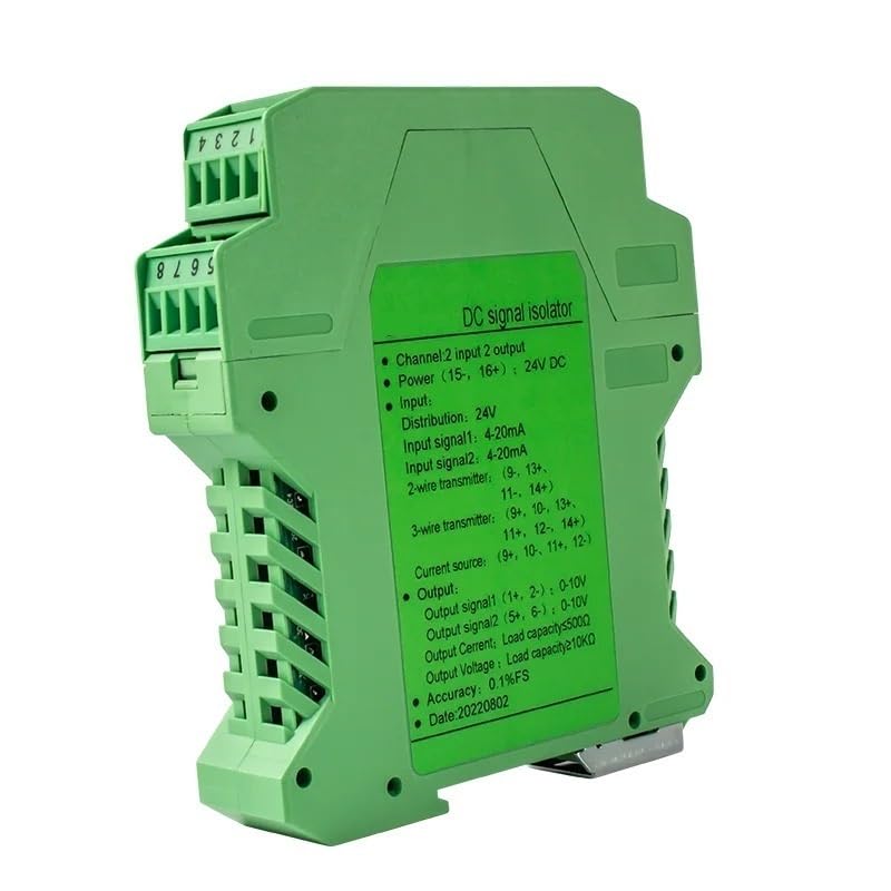 4-20mA a 0-10v divisor para conectar un sensor analógico a tres controladores 5