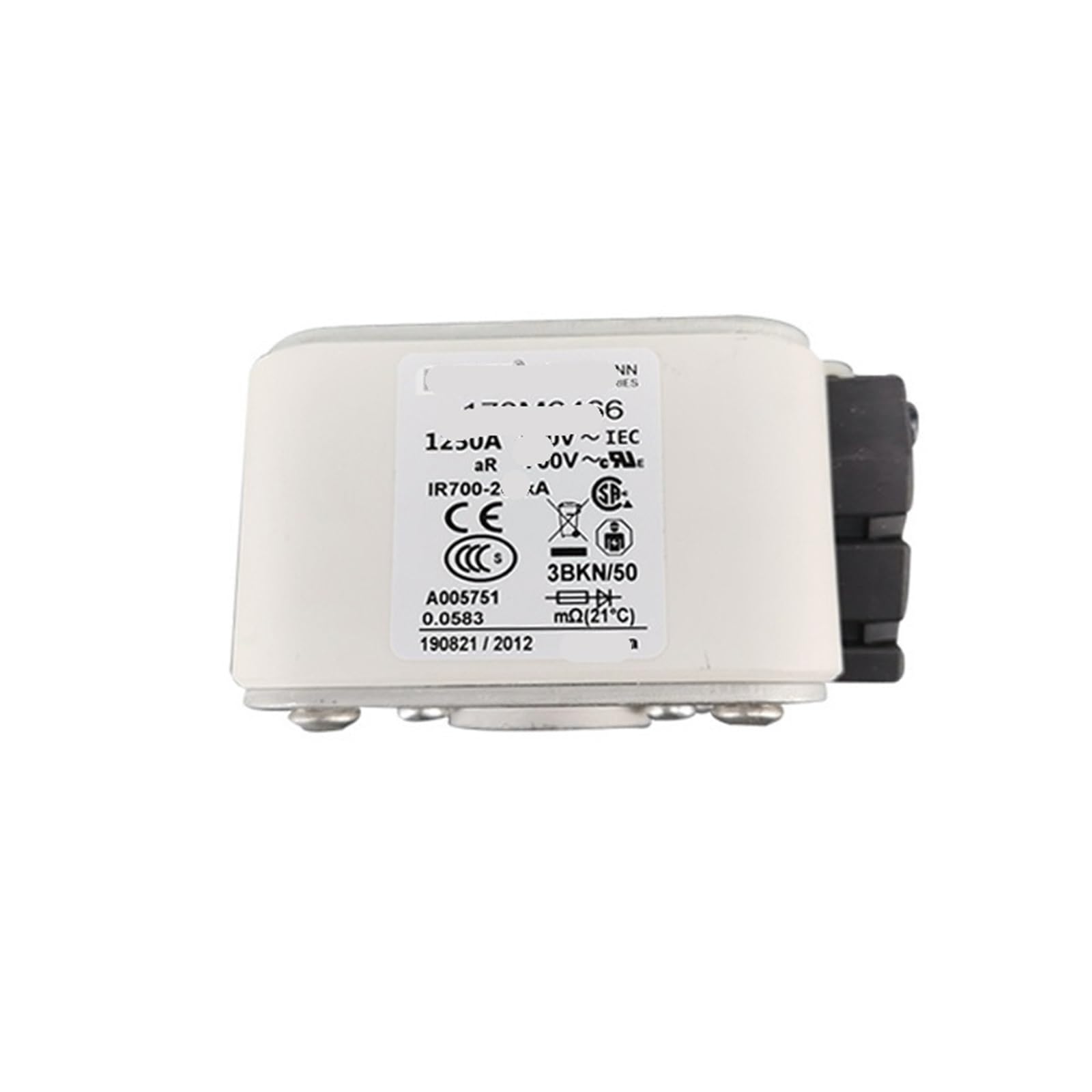 Fusible ultra-rapide 170M6466 Fast Fuse de taille 3 pour armoire
