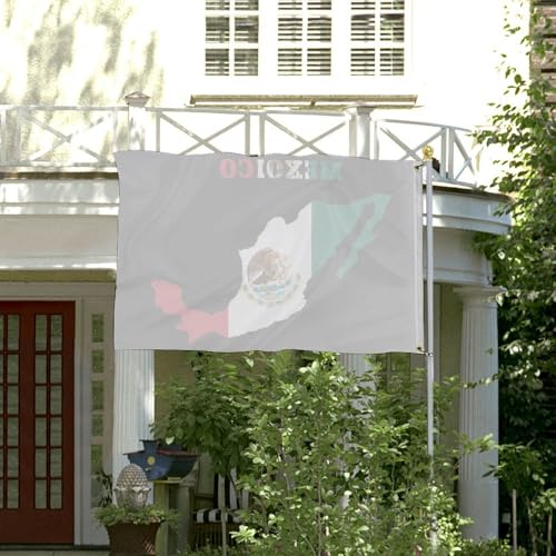Drapeau Michoacán Mexique grand format 1,5x2,4 m pour décoration extérieure - 5