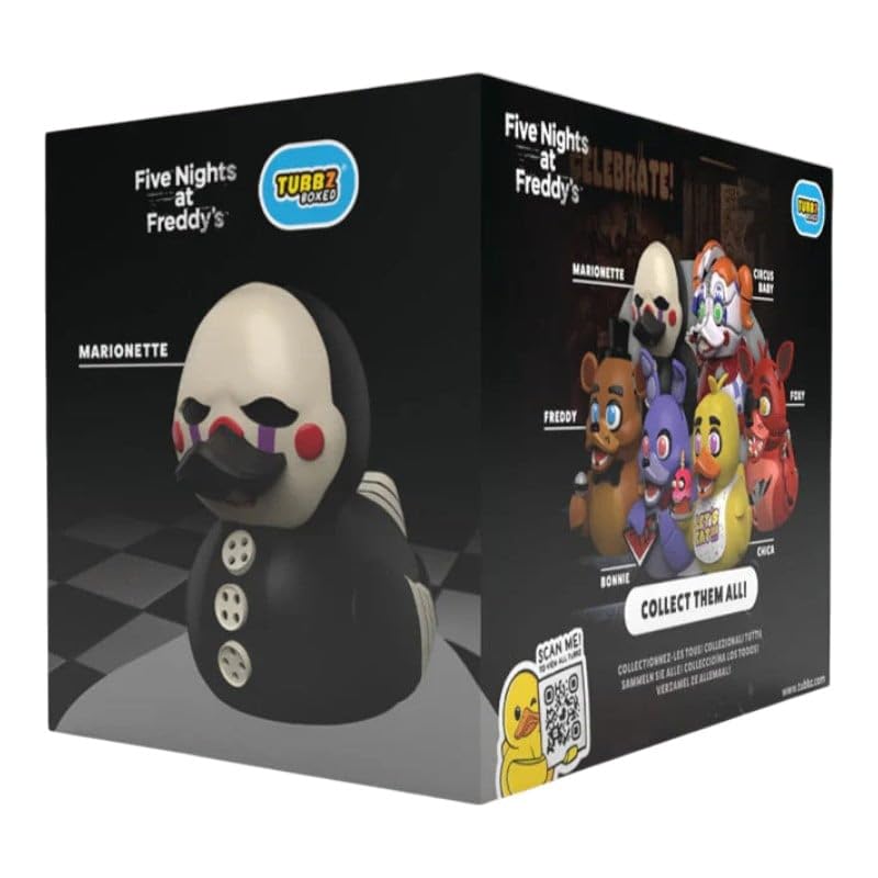 TUBBZ Boxed Edition: Five Nights at Freddy's - Marionette Cosplaying Rubber Duck Vinyl Figure, Marionette (Boxed) - Image 3