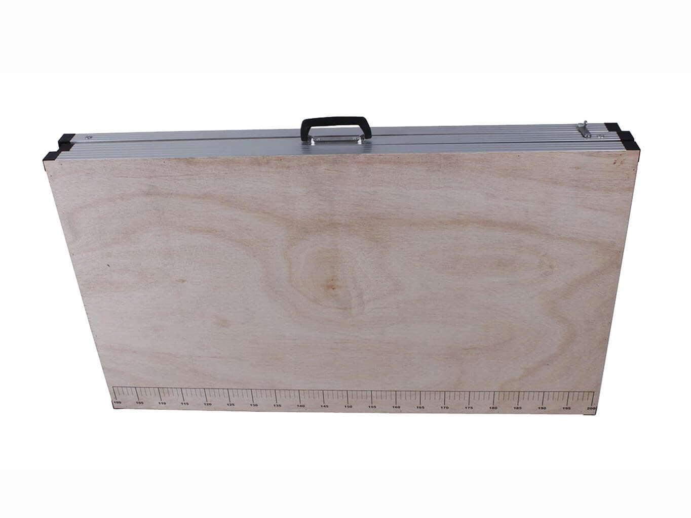 ASKON Tapeziertisch Profi Tapezierarbeiten, Picknick, Catering, Flohmarkt - Leichte, robuste Konstruktion mit Aluminiumrahmen - Sperrholzplatte, Stärke 4,5 mm und Skalenmarkierung, 305 x 60 x 86 cm