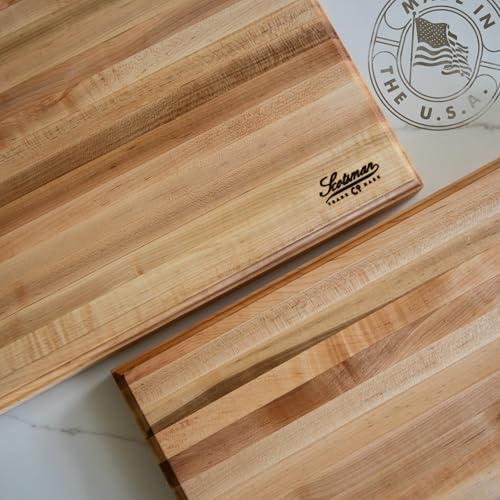 Tabla de Cortar Scotsman Maple Classic | Diseñada por Ben Napier | 9,5" x 12" x 1,5" | Tablas de Corte Estadounidenses de Madera Dura Americana | Aceite Mineral para Uso Alimentario | Ideal para Asar y Regalar miniatura 5