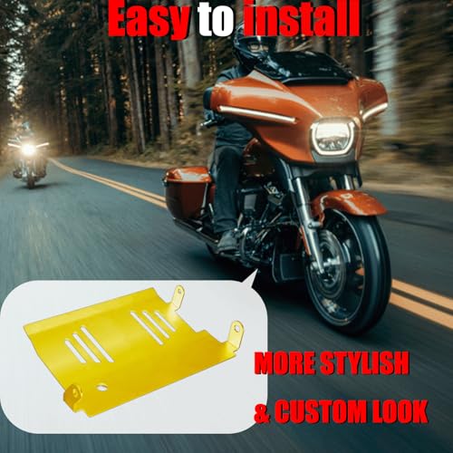 Image of 2024-2025 Skid Plate for Harley Road glide /CVO Road glide /Street glide /CVO Street glide /Special FLHXSE (Gold)