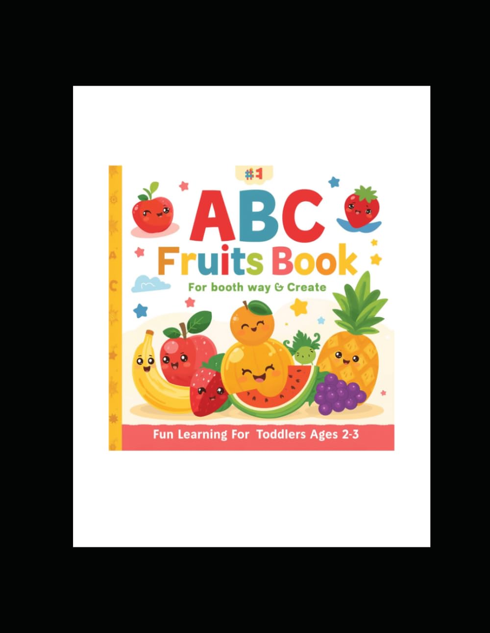 Fruits Book for Toddlers Ages 2-3