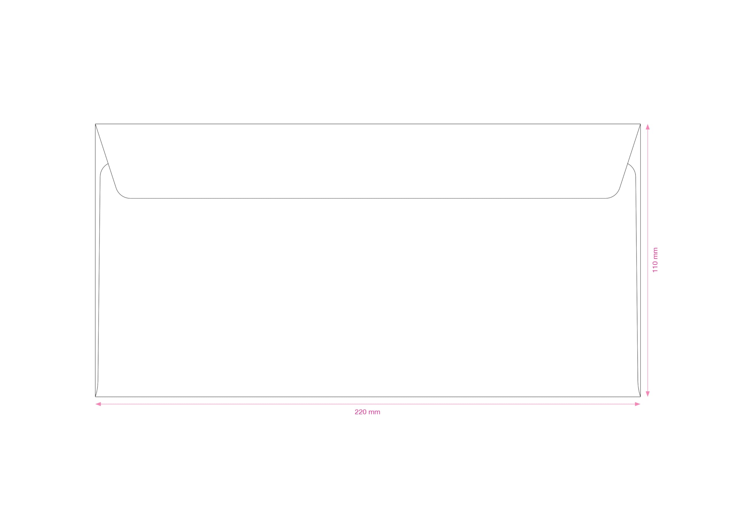 GPV Boite 500 enveloppes auto-adhésives 80g format DL 110x220mm fenetre 45x100 | Fenêtre 45x100