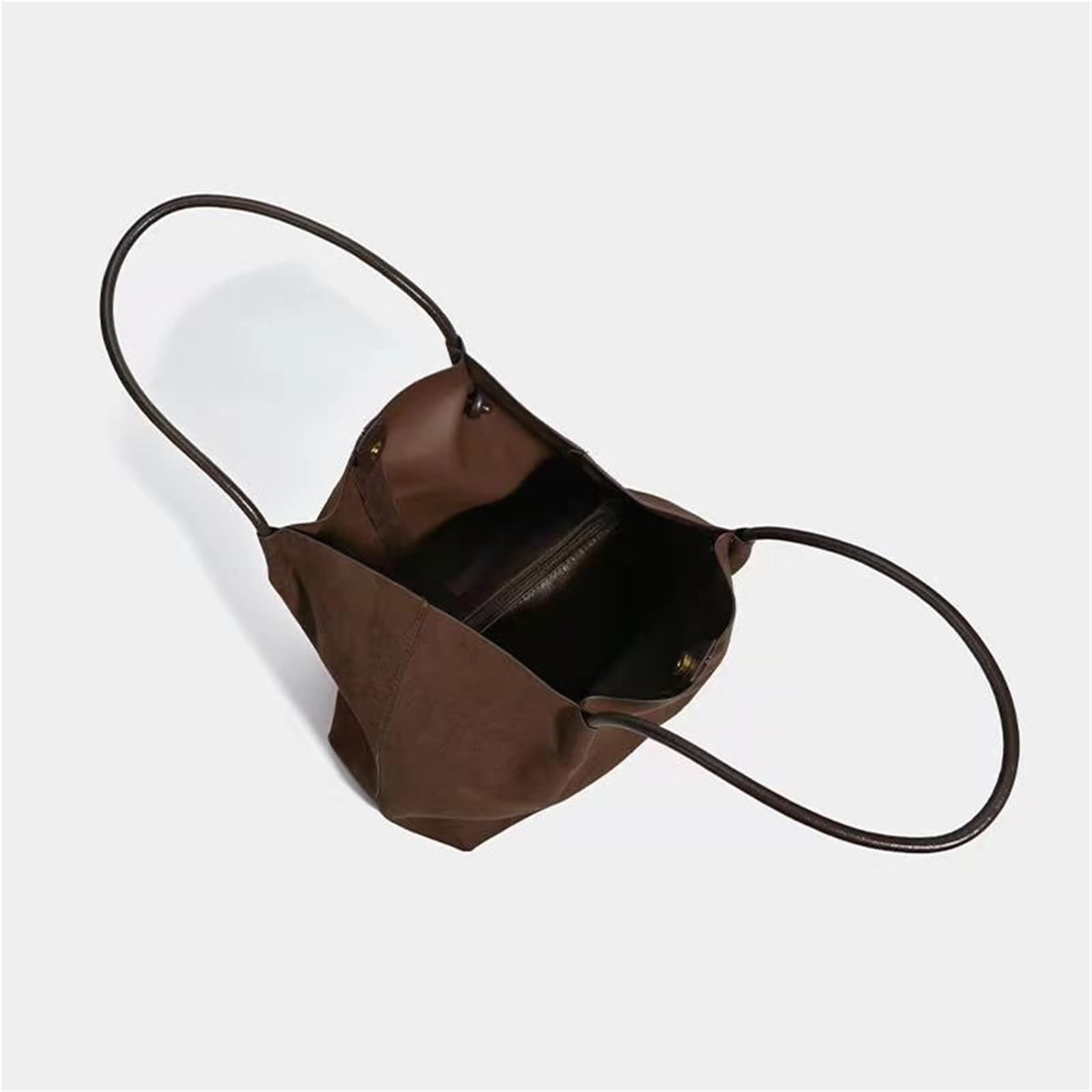 Pochette di Perle per le Donne Borsa tote in velluto retrò di grande capacità minimalista alla moda for il pendolarismo Materiale con doppia cinghia