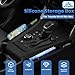 Autorder Silicone Center Console Organizer for 2019-2025 Toyota RAV4 Accessories Seat Gap Storage Box Soft Gear Shift Panel Trim Cover