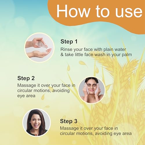 Image of Drontika Wild & Pure Oat Foaming Face Wash - 100% Natural Gentle Cleanser for Sensitive, Dry & Irritated Skin - Soothes, Hydrates & Softens - Sulfate-Free - 300ml