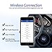 OBD2 Scanner Bluetooth 4.0 OBDII Scan Tool for Android Device & iOS (No Need to Pair on iPhone/iPad), Foseal Car Diagnostic OBD 2 Check Engine Light Code Reader Work w/ 3rd Party app OBD Fusion Torque