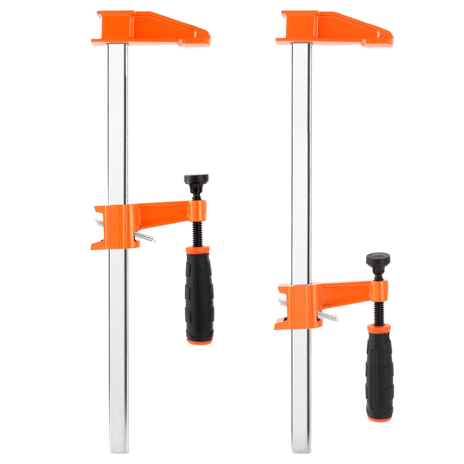 YAYODS Lot de 3 Serre-Joint à Visser 400 mm - Serre-Joint de Menuisier Ouverture 300 mm - Presse à Vis Profondeur 60 mm - Outil de Fixation en Métal Robuste pour Travail du Bois, Collage et Bricolage