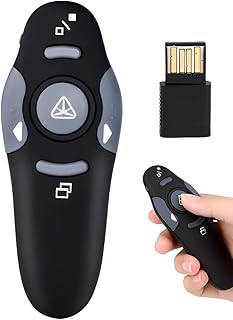 Caneta Apresentador Laser Controle Controlador Apontador Multimídia Passador De Slides Ministrar Aulas Palestra Congresso Power Point PREMIUM JD UTILIDADES