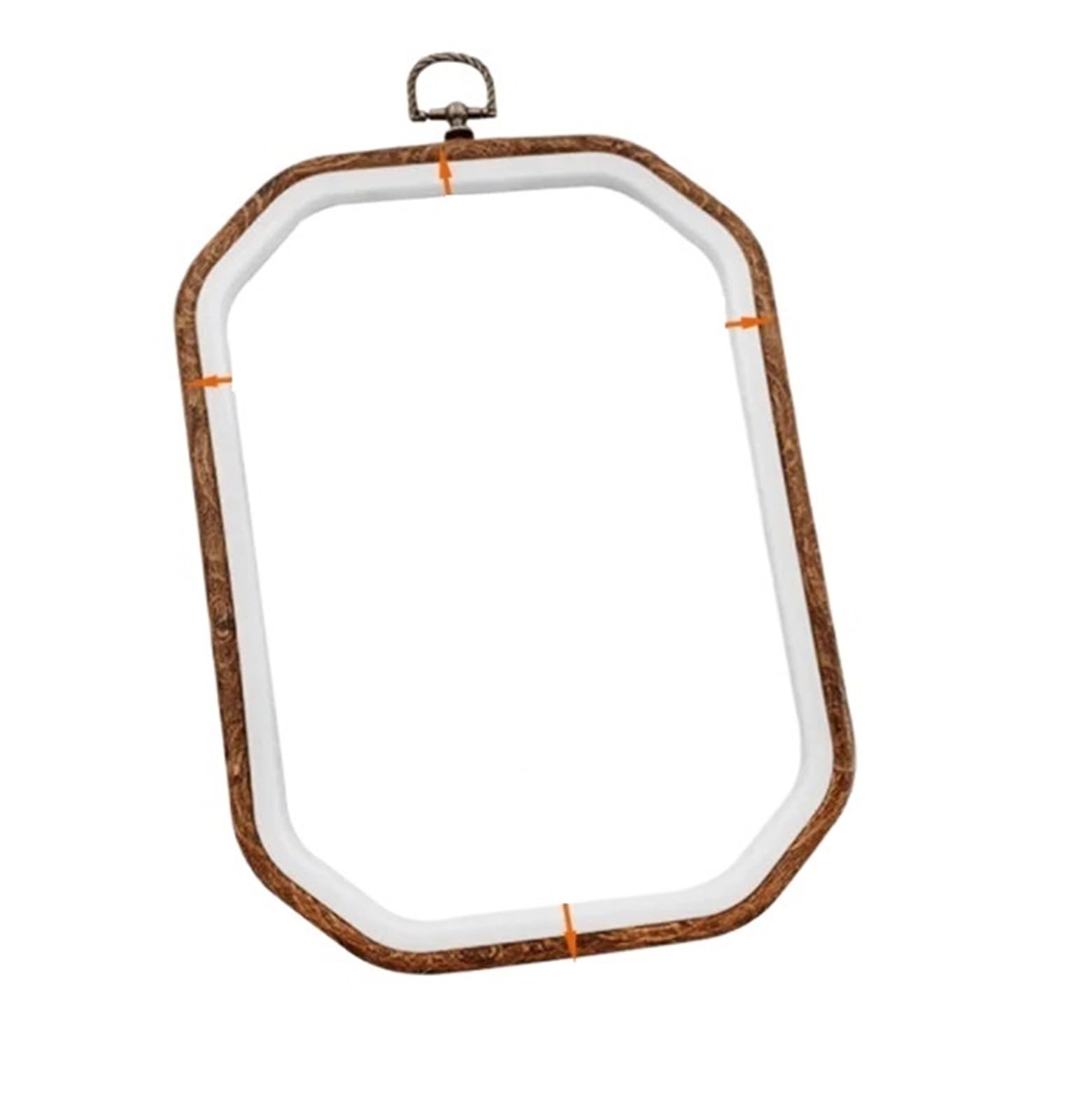 CQAHDSEVF Embroidery Hoop Circle, Mini Embroidery Hoop Set Multicolor Wood Plastic RoundOval Hoops Cross Stitch Needlecraft(Color 3)