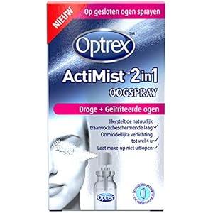 Optrex Oogspray ActiMist 2-in-1 Droge en Geïrriteerde Ogen – 10 ml