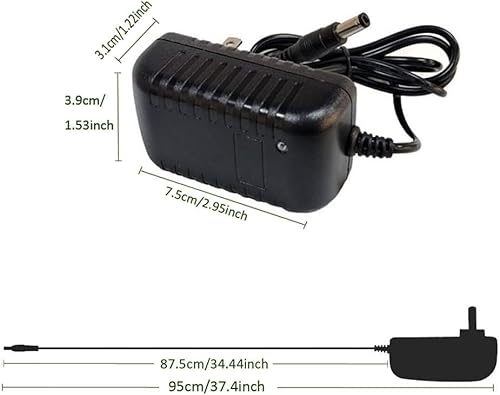 Miniatura 3 de Fuente de alimentación de 9 V 2000 mA de 100 a 240 V CA a 9 voltios CC 2A Fuente de conmutación Adaptador de corriente 55 X250083in Adaptador de