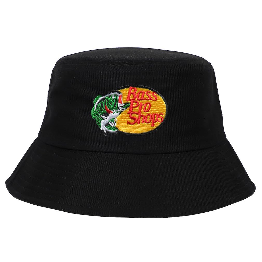 FVUQCGYX Bucket Hat Unisex Bass Pros Shops Sun Hats for Women Men Teens Ladies Cotton Foldable Packable Fisherman Cap for Summer Outdoor Travel Hiking Fishing Beach Multicoloured