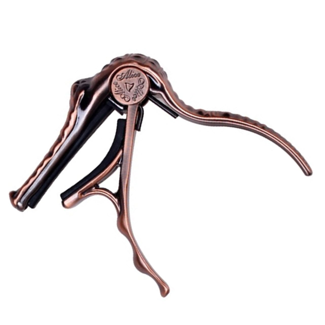 BESTonZON 2piezas Cejilla De Guitarra Metálica Diseño De Cocodrilo Capo Portátil Para Guitarra Eléctrica y Acústica Accesorio Práctico Para Afinación Rápida y Efectiva