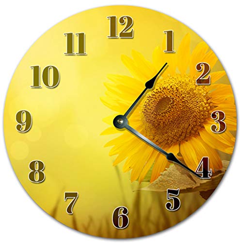 Reloj de Pared Girasol de 10.5" miniatura 1
