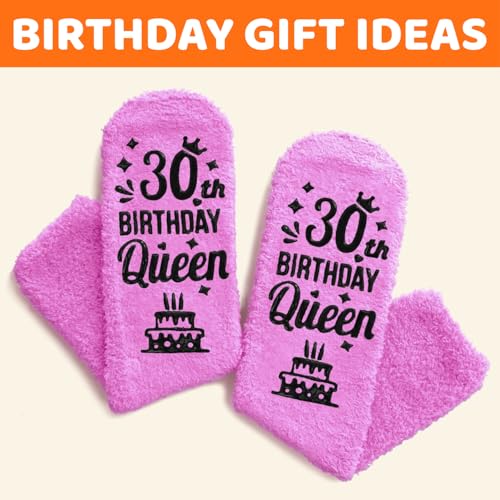 Image of HAPPYPOP Birthday Gift Ideas - Socks for 30 40 60 70 Years Old Women Female