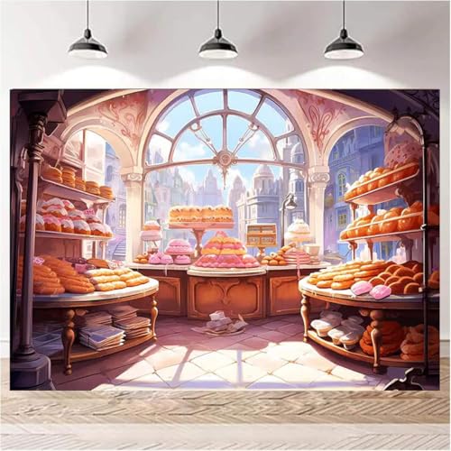 Fondo Fotográfico Temático de Postres 7X5FT miniatura 3
