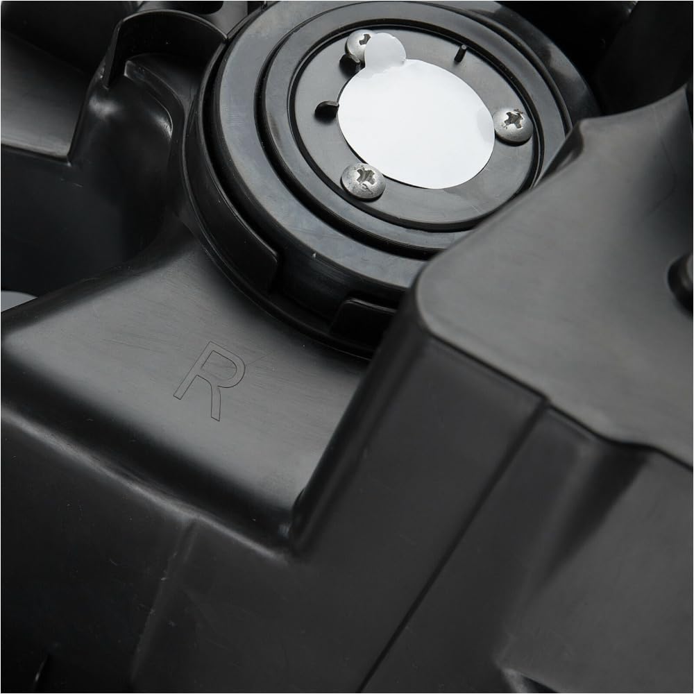 Amazon.com: YOYOCOLL Headlight Right Side Plastic Clear Lens Black 