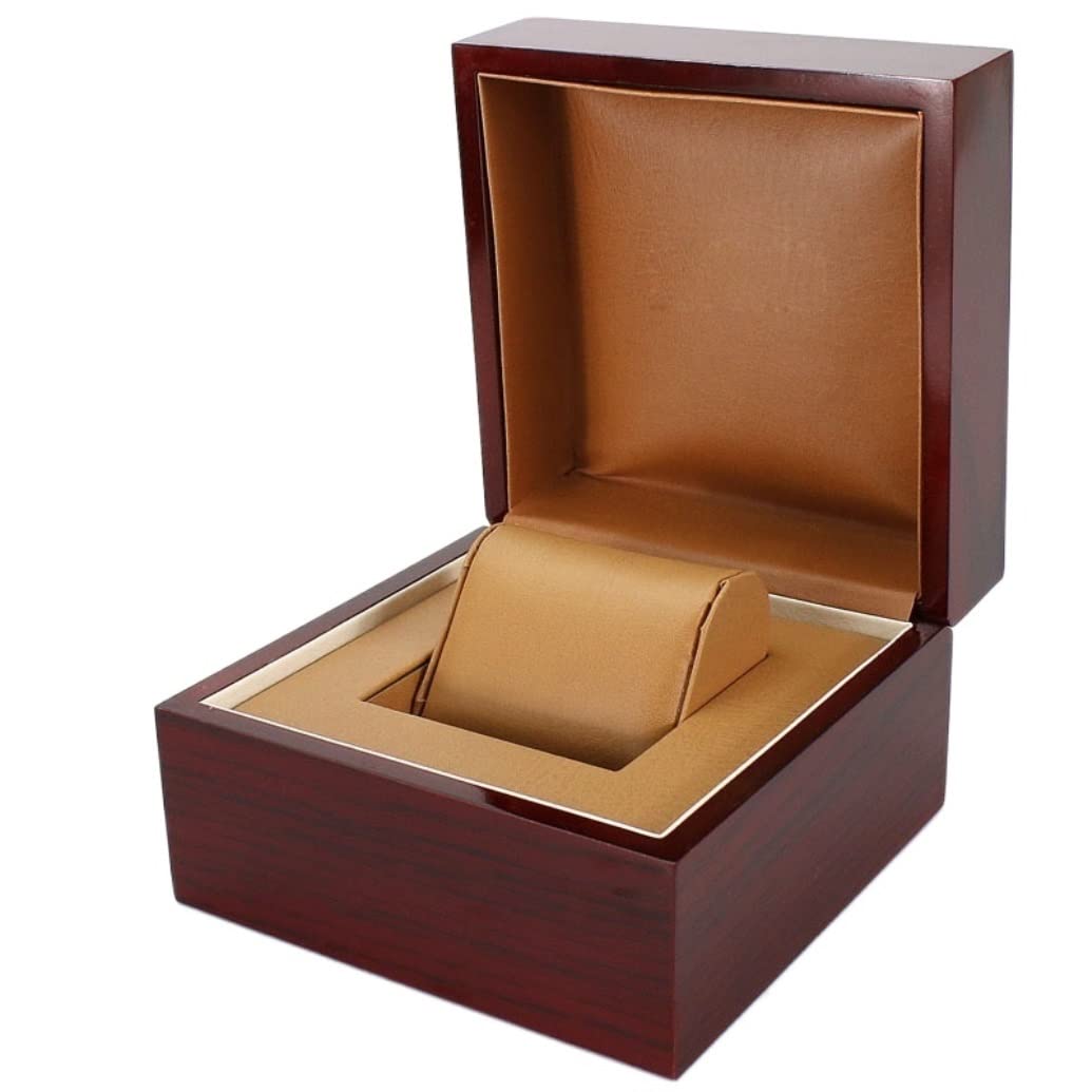 ANVLOJRIH KYUSAR Watch Box Single Watch Box Watch Storage Wooden Watch Box Display Box Watch Case Watch Holder