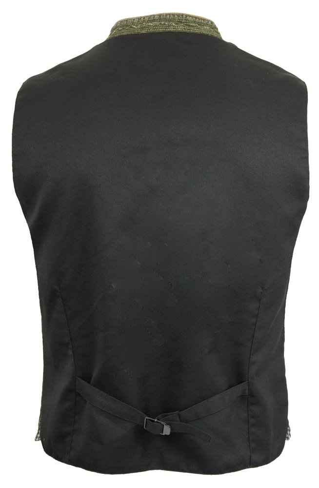 MADDOX Kinder Leinen Trachten Weste "Oliver" - hochwertige Jungen Trachtenmode zur Lederhose - Farbwahl Gr. 98-170 für Oktoberfest, Kärwa, Festlichkeiten